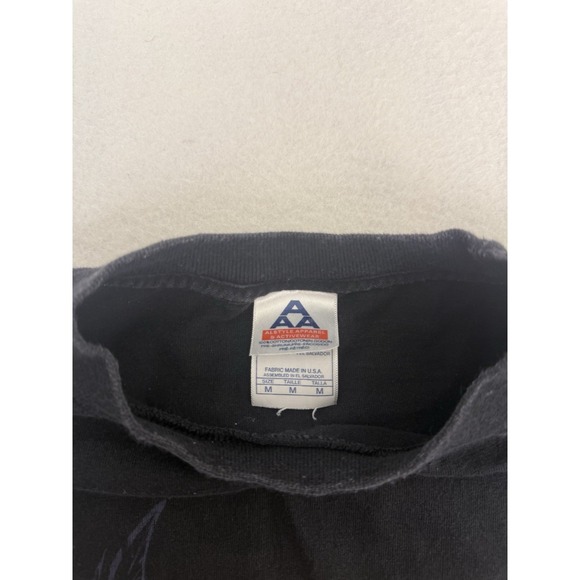 Vintage 2005 Jimi Hendrix Freedom Graphic Tee Alstyle AAA Tag Medium Black - Picture 2 of 6